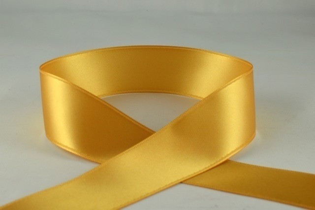 93977 - 38mm Gold Double Sided Satin x 25 Metre Rolls!