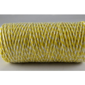 88044 - 1.5mm Yellow Coloured Bakers Twine (100 Metres)