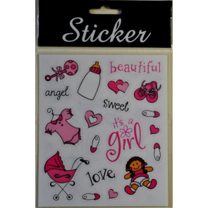 88078 - Pink Baby Crafting Stickers