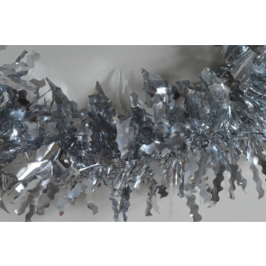 88138 - Silver Coloured Holly Leaf Tinsel x 2 Metre Lengths!