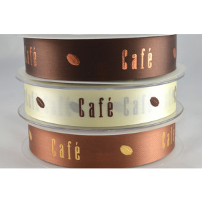 94226 - 15mm & 24mm Cafe & Cocoabean Ribbon (50 Metres)