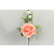 33005 - Soft Rose Pink floral arrangement with beautiful embellishments.  Height  17cms ,  Width  9cms  (approx)