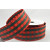 46078 - 40mm Wired edge Modern check stripe Red and Green ribbon x 11m 