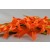 Y449 - 6mm Coloured Satin Bows (10 Pieces)-26 Orange