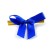 Y580 - 10mm Satin Coloured Mini Bows (100 Pieces per Pack)-75 Blue-1 Pack (100 Pieces)