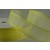 Y622 - 40mm Wired Sheer with Strong Coloured Edge (25 Metres)-Light Yellow