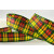 Y774 -38mm Tartan Ribbon-38mm-419 Yellow & Red-10 Metres