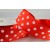 54204 - 38mm Red Polka Dot Ribbon (20 Metres)