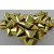 Y675 - Gold Gift Packs of 6 Metallic Bows with Self Adhesive Tab